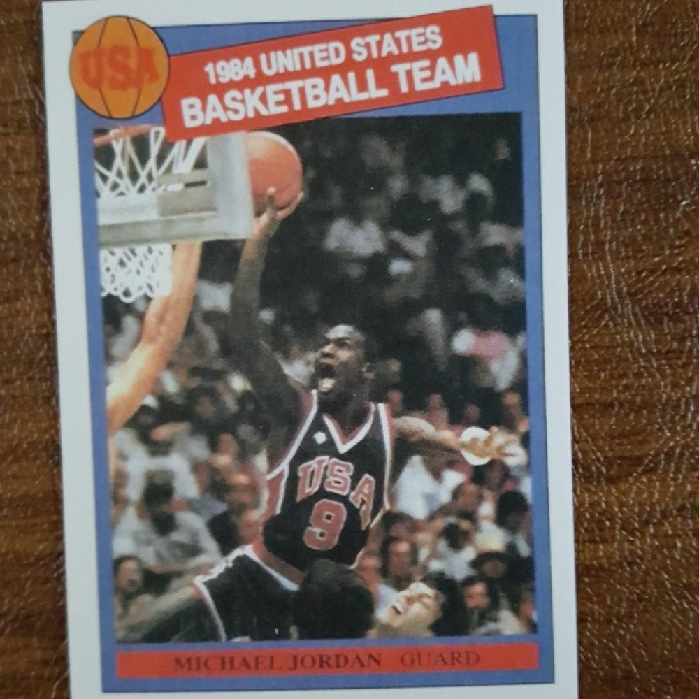 Michael Jordan 1984 USA Olympic Promo Rookie 1
